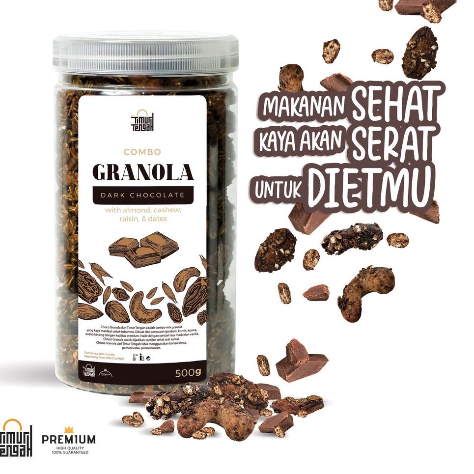 

Promo.. Granola Coklat 500 gr Timur Tengah Sereal Makanan High Quality YAN