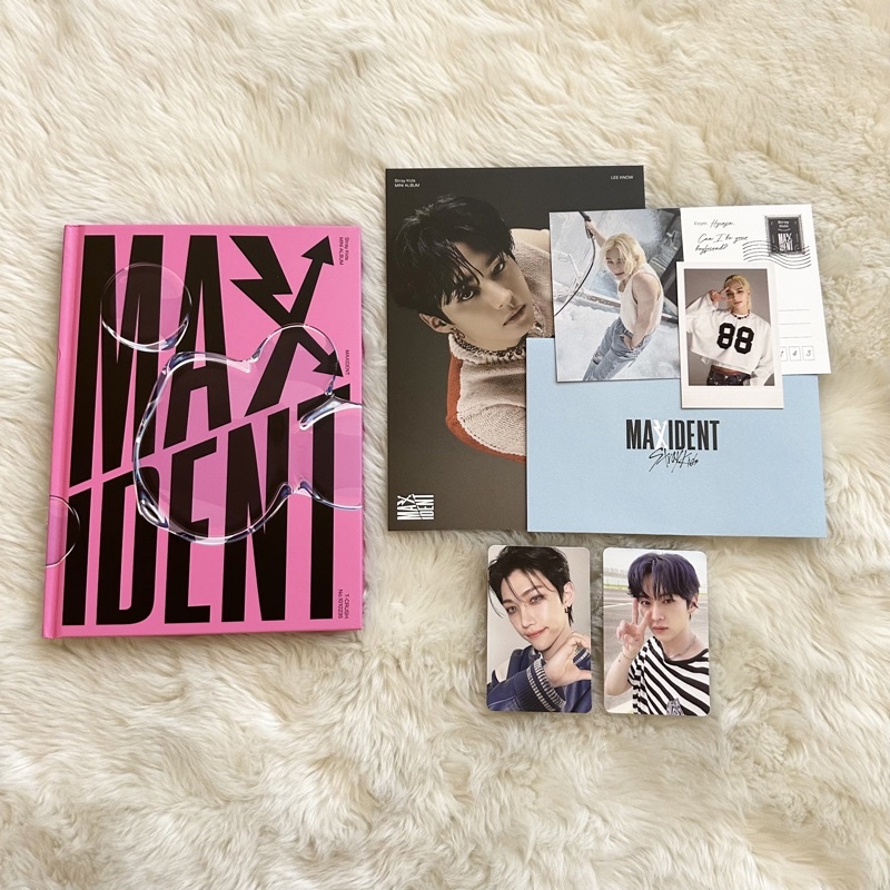 Stray Kids MAXIDENT Album Set - T-CRUSH & HEART Versions (CD, Photobook, Photocards, Poster) - Korean Edition