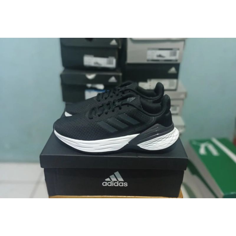 ADIDAS RESPONSE SR BLACK WHITE ORIGINAL 100% BNIB RESMI