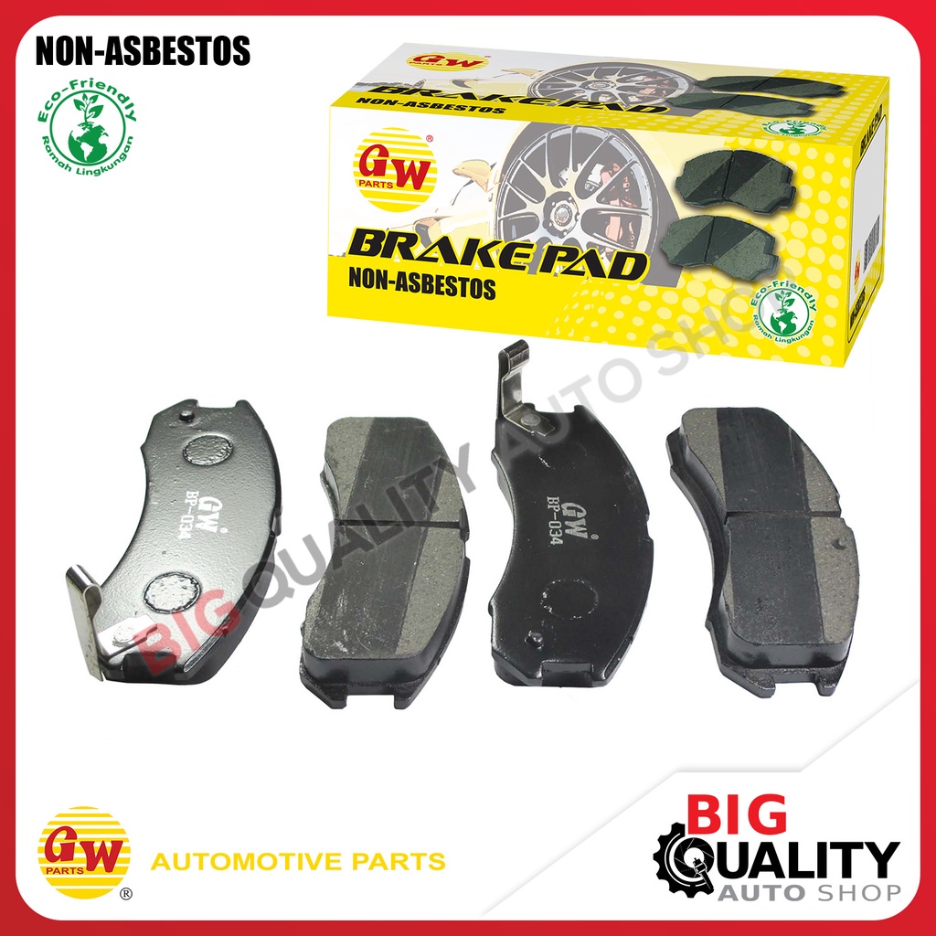 Kampas Rem Cakram Depan Brake Pad Front MAZDA 626