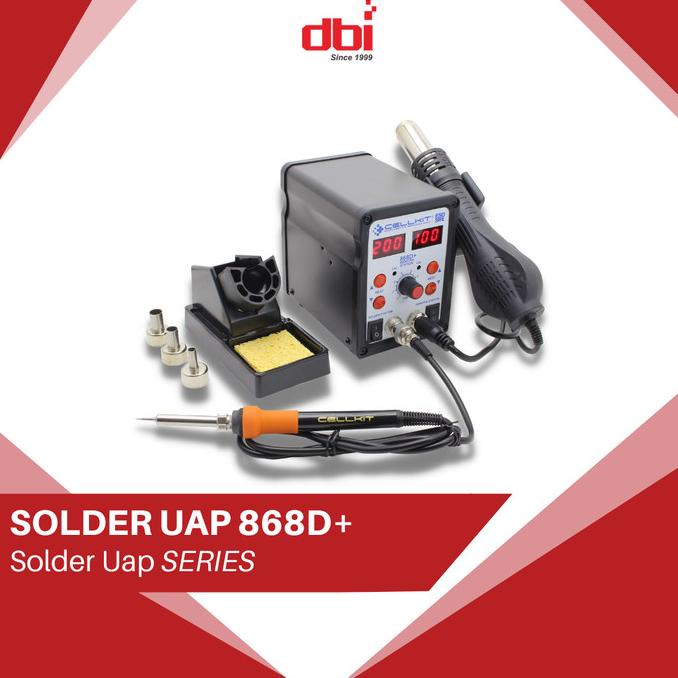 %$%$%$%$] Solder Uap - Blower - Hot Air Gun Digital 2in1 CELLKIT 868D+