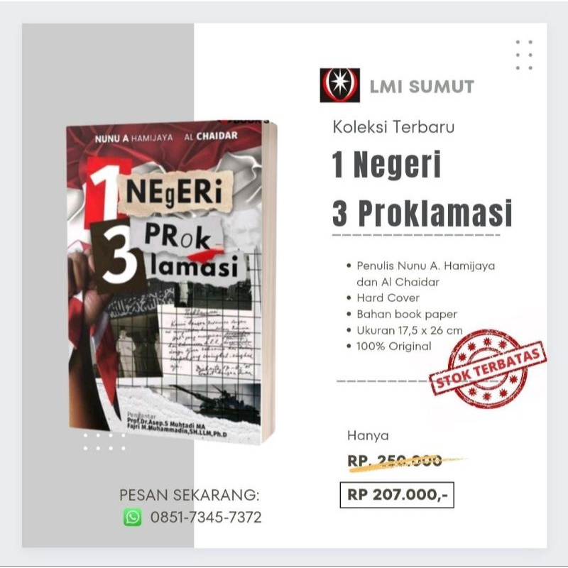 Buku 1 Negeri 3 Proklamasi