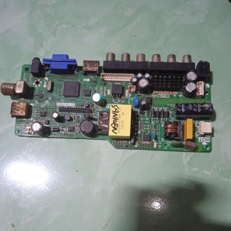 mb sanken sle242hdj  sle 242 hdj sle24hdj sle241hs mainboard tv led