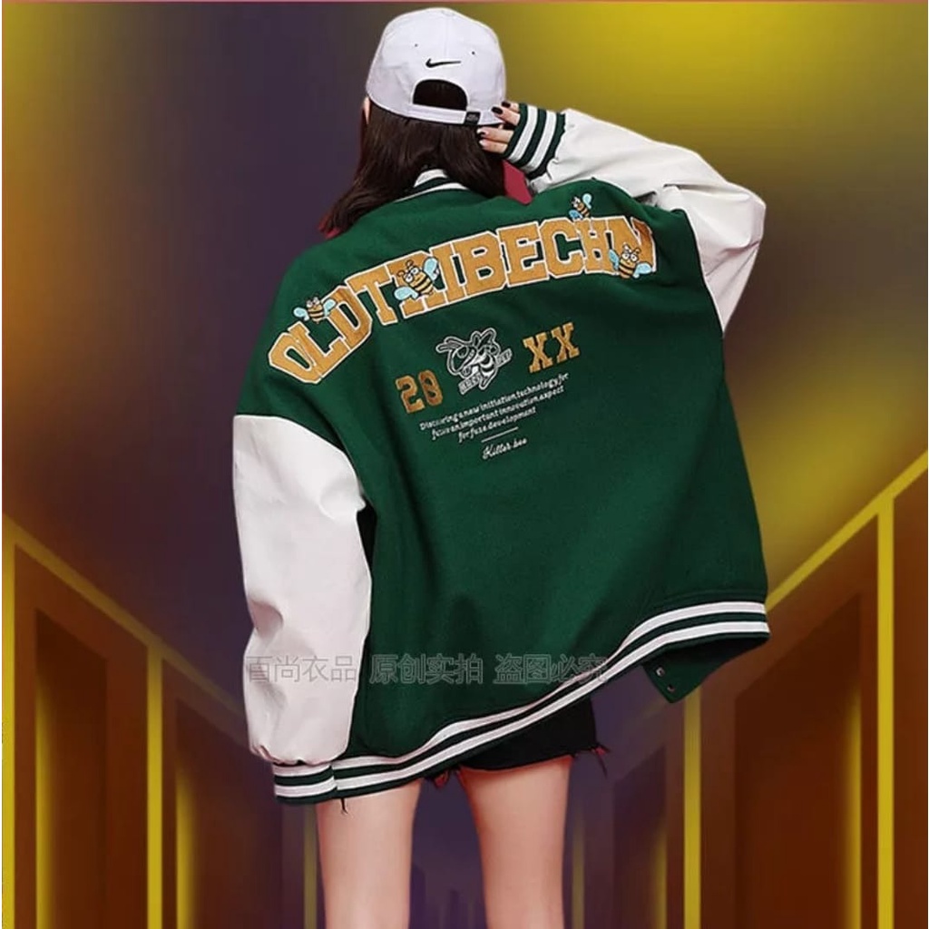 Sjf - Jaket Baseball Varsity 20XX - Jaket Varsity Baseball - Jaket Varsity Tebal - Varsity Jacket Logo -S- Varsity jaket pria wanita (M-XXL)