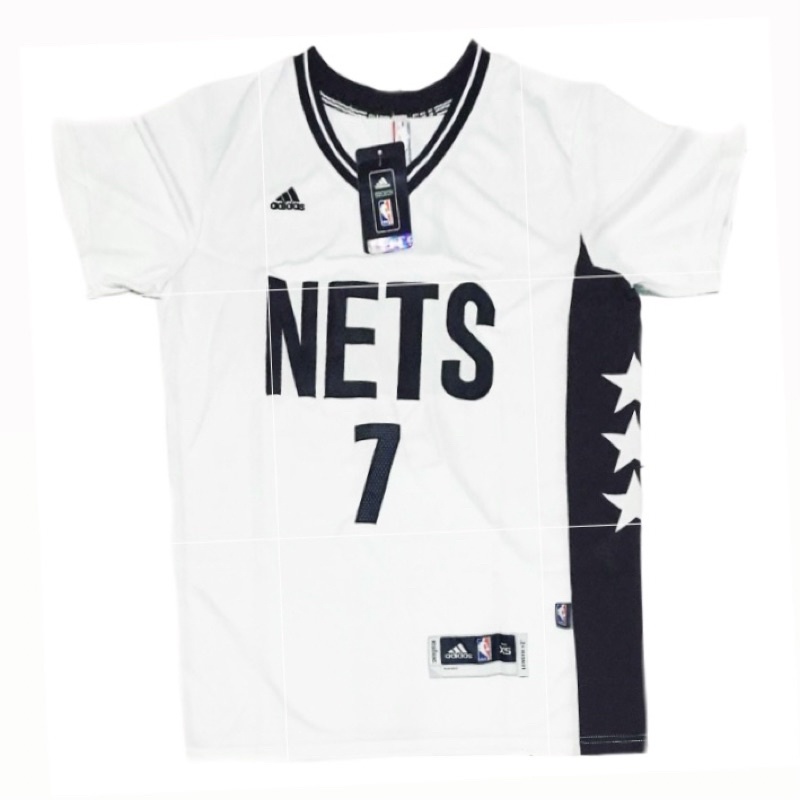 Jual JERSEY BASKET NBA SLEEVE BERLENGAN BROOKLYN NETS 7 JEREMY LIN