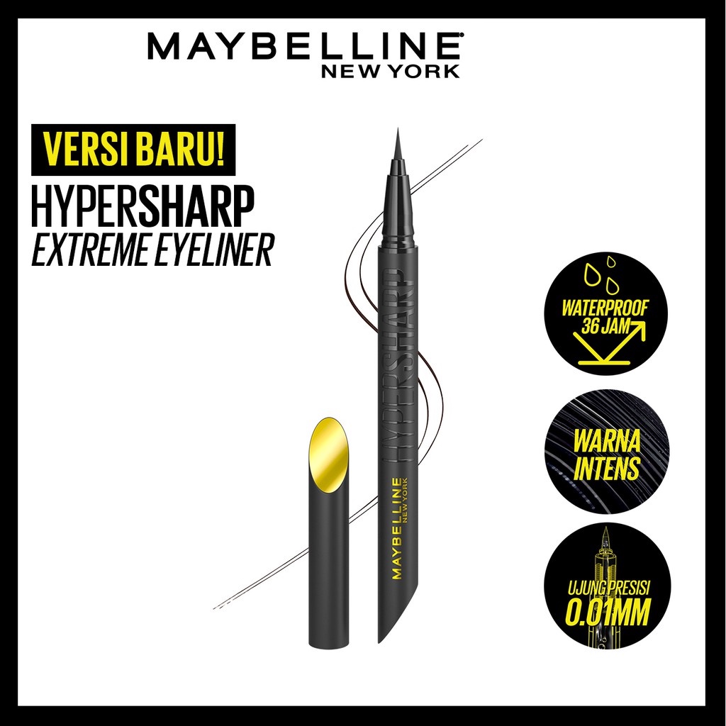 ★ BB ★ Maybelline Hypersharp Extreme Liquid Eyeliner - Eye MakeUp - Waterproof Eyeliner