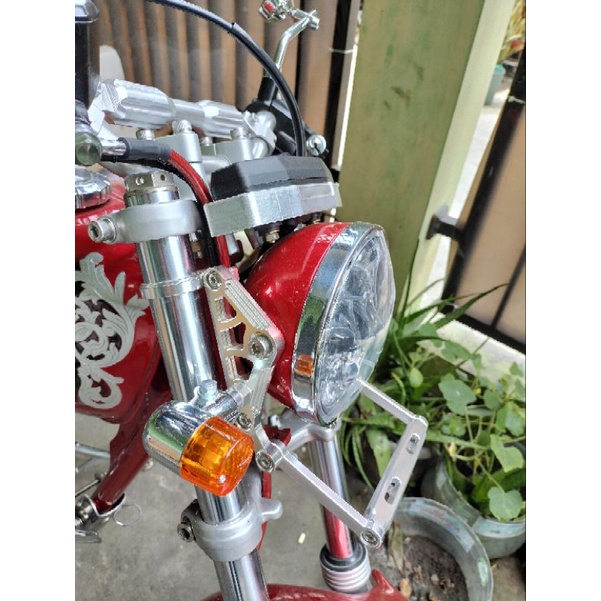 Paket lampu daymaker 5,75 set dudukan pnp shock ninja