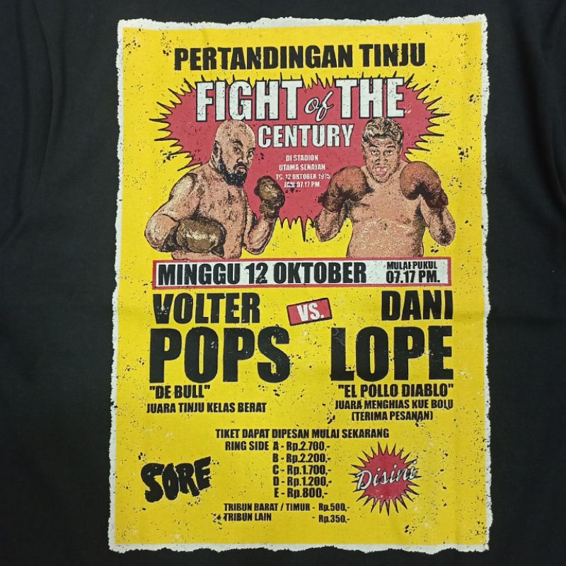 Tshirt SORE - FIGHT OF THE CENTURY