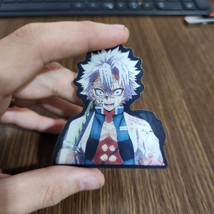 

STIKER 3D MOTION LENTICULAR ANIME - DK0187 - Demon Slayer - Sanemi