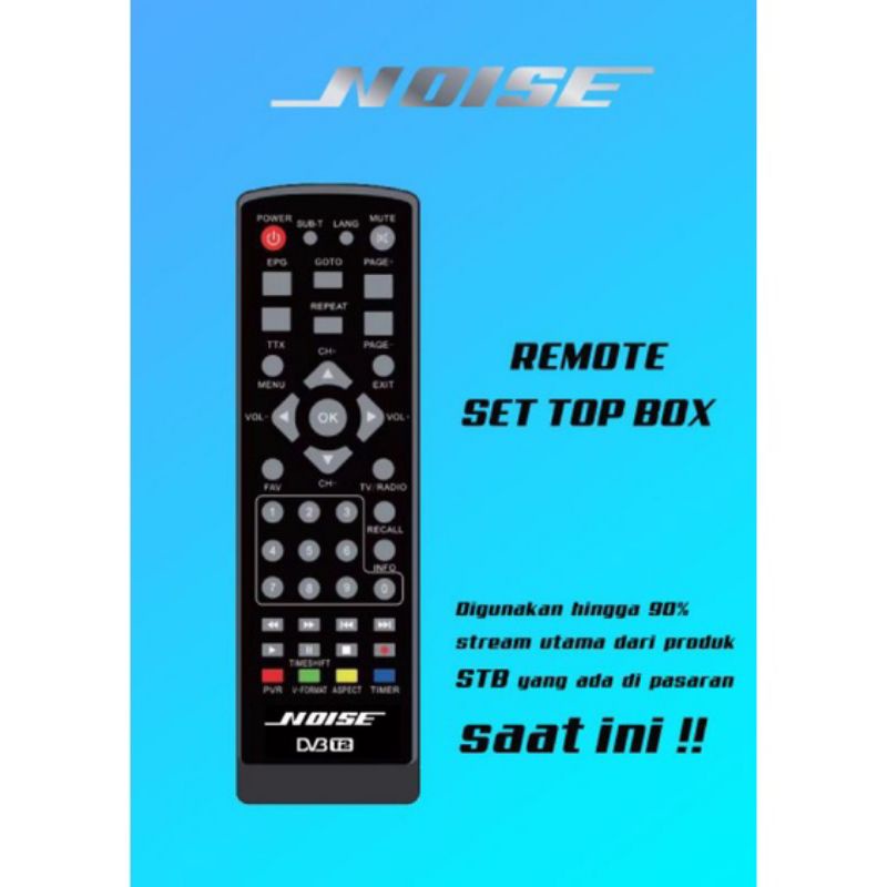 Remote set top box Noise/remot Stb Noise dvb T2