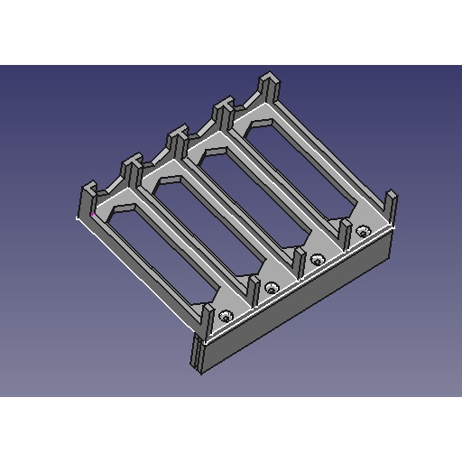 Holder / Dudukan HTB 4 Slot Rackserver