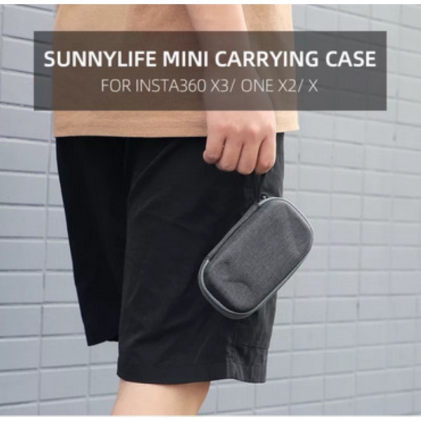 Sunnylife Mini Portable Carrying Case for Insta360 X3/ ONE X2/ X