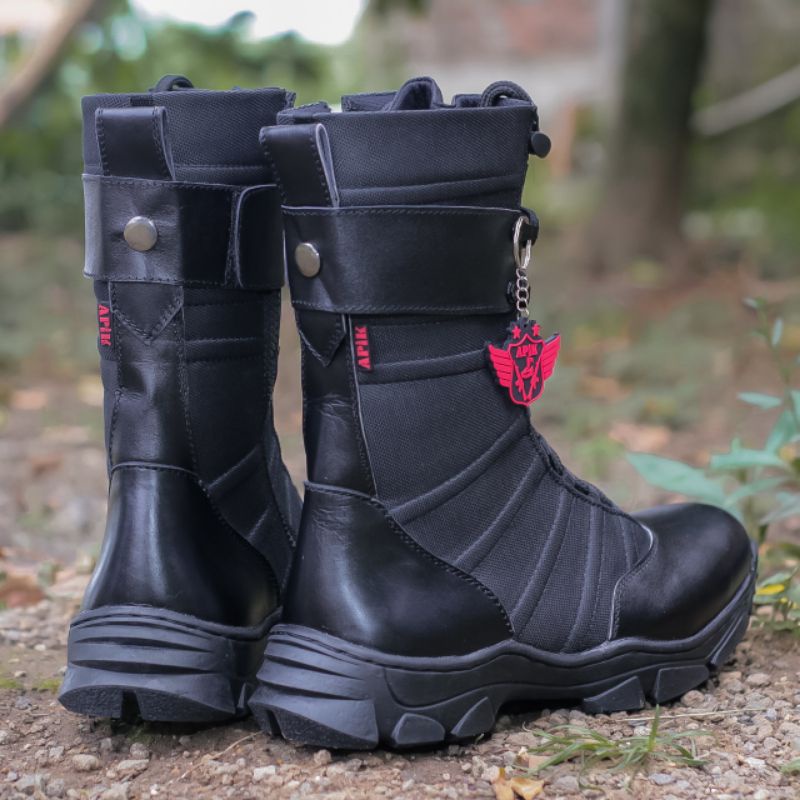 SEPATU PDL NINJA APIK MODEL TERBARU BAHAN KULIT SAPI ASLI SEPATU PDL DINAS LAPANGAN TNI POLRI SECURITY SATPAM SEPATU BOOTS PRIA DAN WANITA