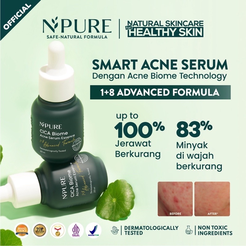 NPURE Cica Biome Acne Serum Essence 20ml