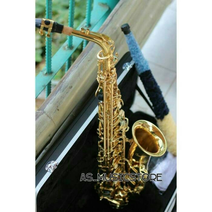 Aksesoris Saxophone Alto Gold Merk Cowboy Made In Taiwan Full Set Hardcase