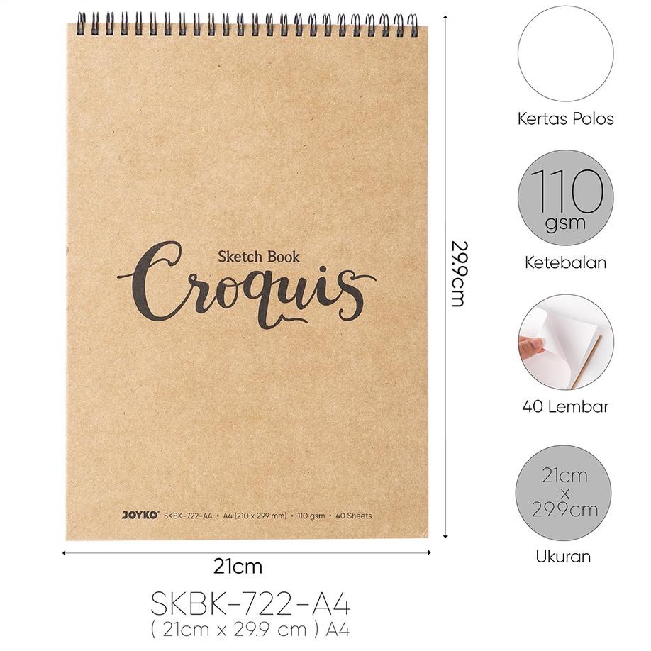 

빠 Buku Sketsa Gambar Sketch Book Joyko SKBK-722 Baru !