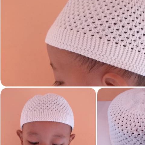 Peci anak Rajut Bahan Melar Nyaman All size COD - umur 1-5th