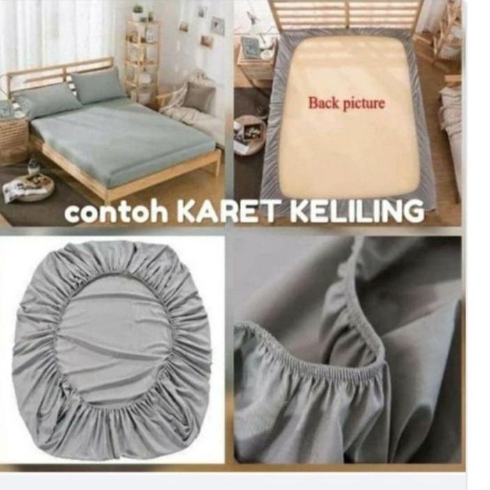 Hemat sprei full karet tinggi 40 .polos The STAR 160x200 180x200 200x200