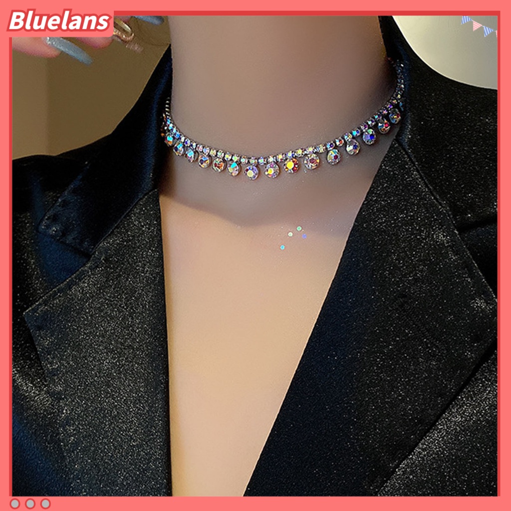 Bluelans Kalung Choker Rantai Elegan Untuk Wanita