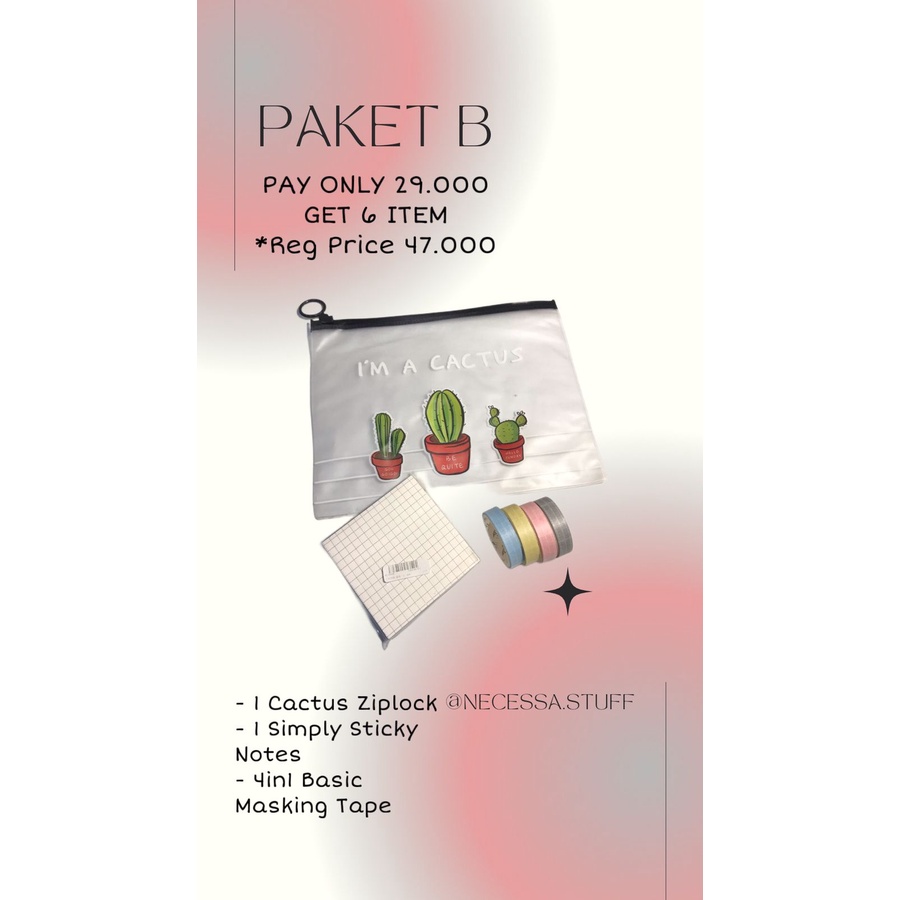 

PAKET B Necessa Stuff