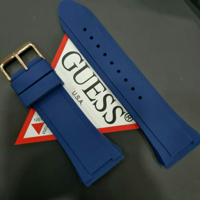 Tali Jam Tangan Guess Strap Rubber Guess Original