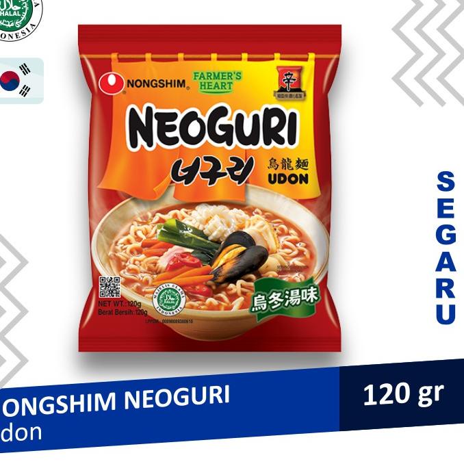

KODECc1C6--Nongshim Neoguri Udon Mie Instant Korea Halal MUI