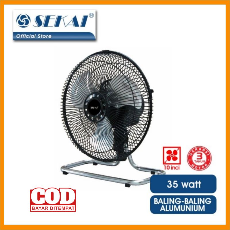 SEKAI 12 inch Kipas Angin Tornado  2in1 Meja Dan Dinding HFN 1210