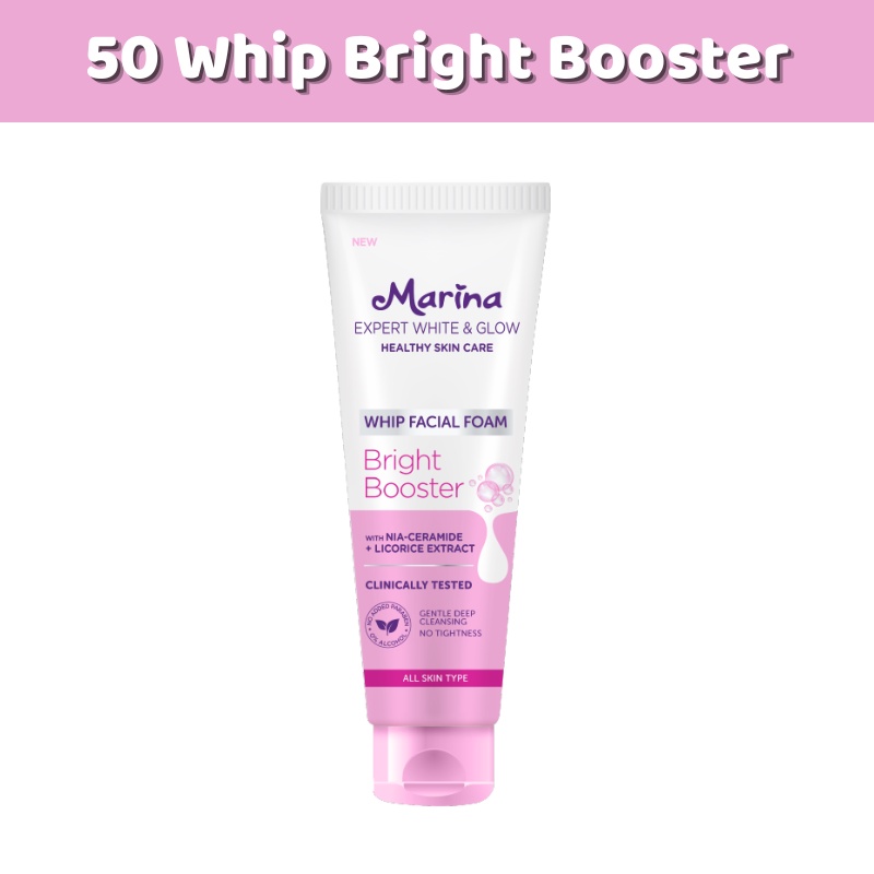 Marina Facial Foam Gel Whip Expert White Glow
