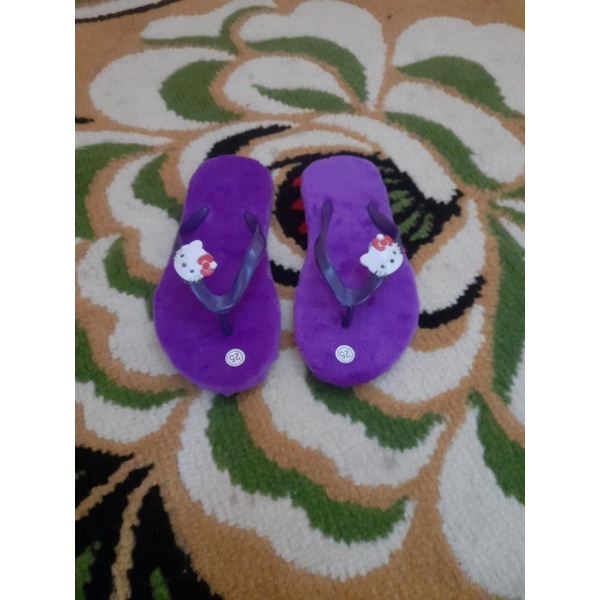 SANDAL JEPIT BULU ANAK MANIS MURAH