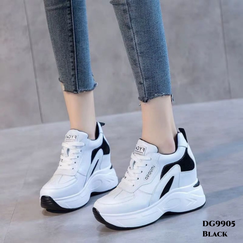 PRF Sneakers High Wedges Fashion Korea DG9905