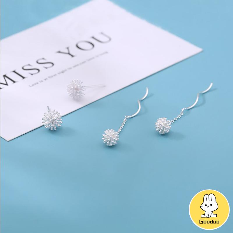 Anting-anting daisy wanita gaya Korea / anting rumbai wanita gaya Korea -Doo