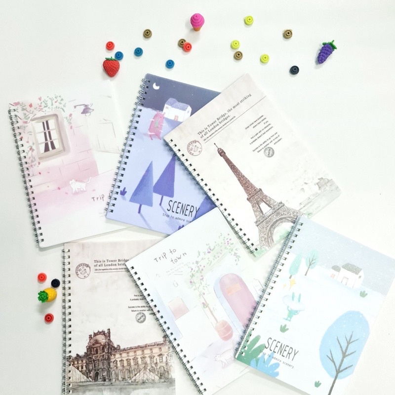 

Buku Tulis Spiral A5 45 Lembar - Notebook / Buku Catatan / Notepad (pcs)