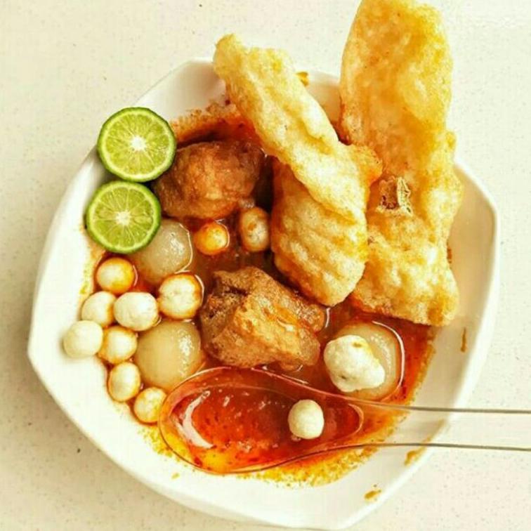 

HOT Product termurah cuanki lidah baraya 100 pcs label k'rasa special baso aci, seblak dll