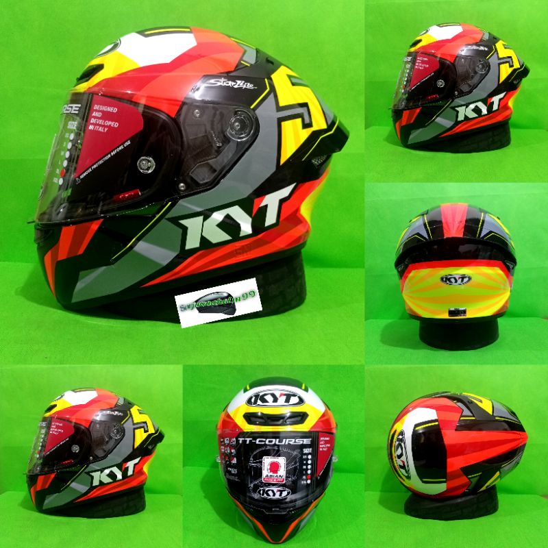 HELM TTC FULL FACE KYT TT COURSE JAUME MASIA ORIGINAL