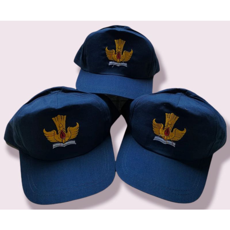 TOPI SMP logo tuturi bordir.