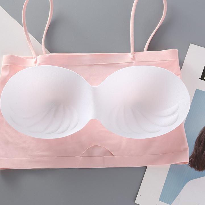 [CODE	WE26] Smile Bra Wanita Model Kemben Sport Bra Sexy Pakaian Dalam Wanita BH Tanpa Kawat 1005 Ko