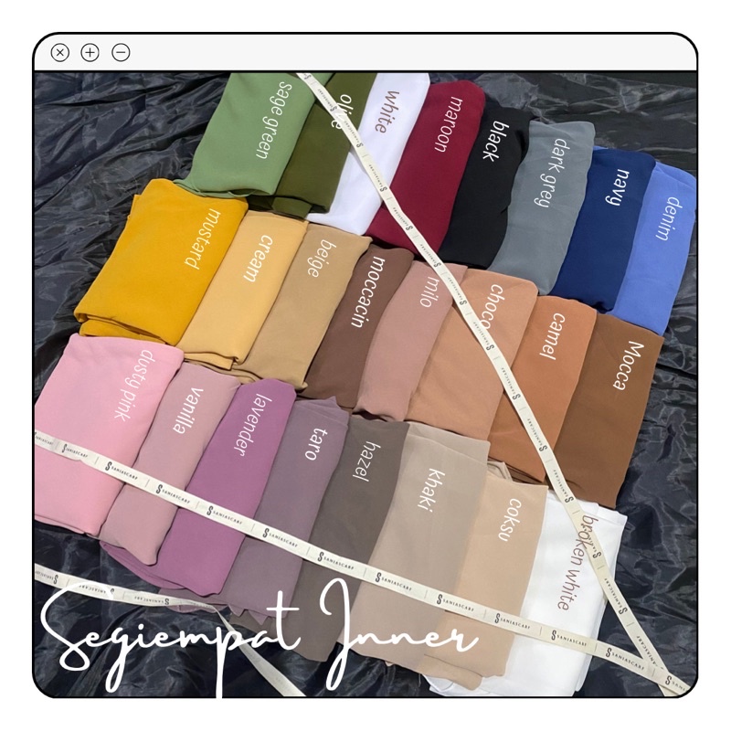 COD SEGIEMPAT INNER 2 LAYER / SEGIEMPAT INNER 2 in 1 / SEGIEMPAT CERUTY BY SANIASCARF