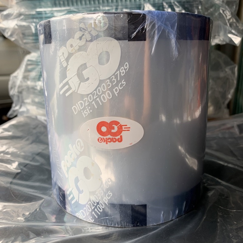 Plastik sealer gelas/seal cup polos @ 1100 cup polos