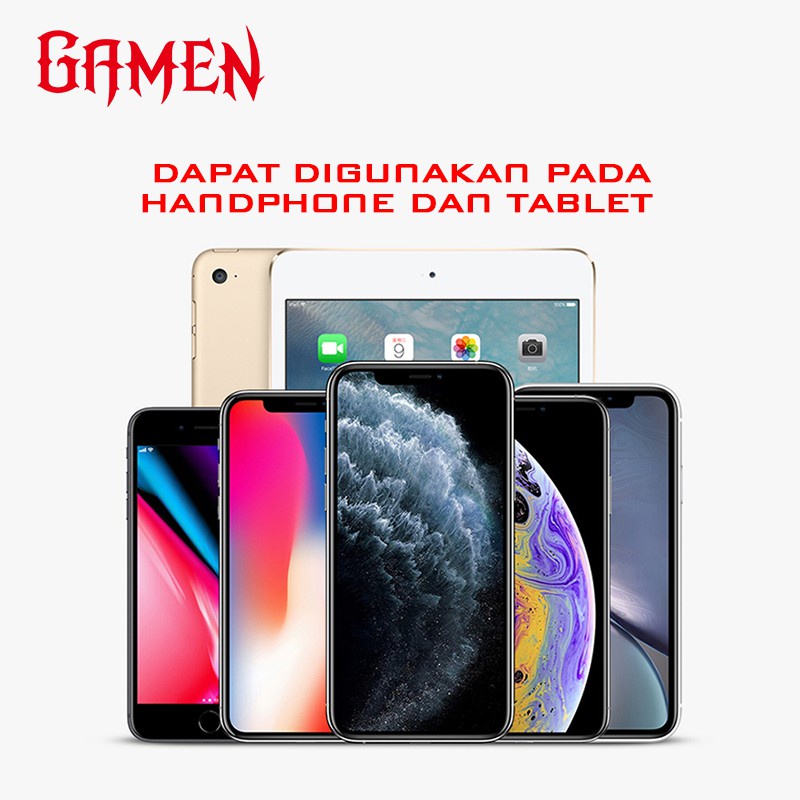 (VROFFSTORE) GAMEN Mobile Gaming Button Trigger Shotting Aiming No Delay For Free Fire PUBG Original - Garansi 1 Tahun