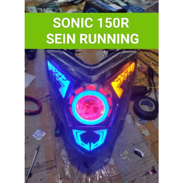 projie sonic sein running/headlamp sonic 150r