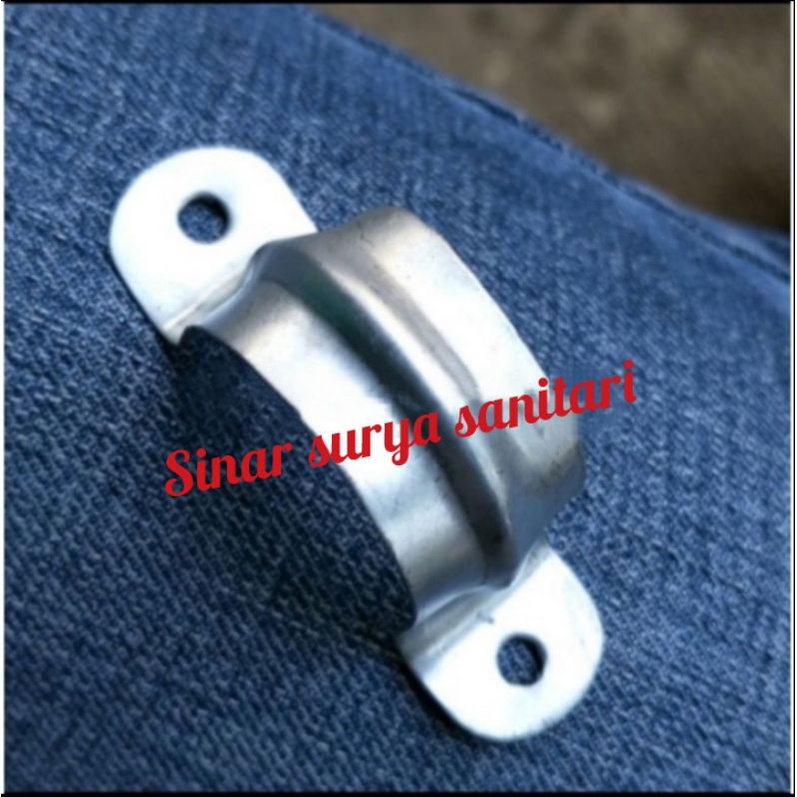Klem pipa paralon 3/4 inch / klem pipa / penyangga pipa
