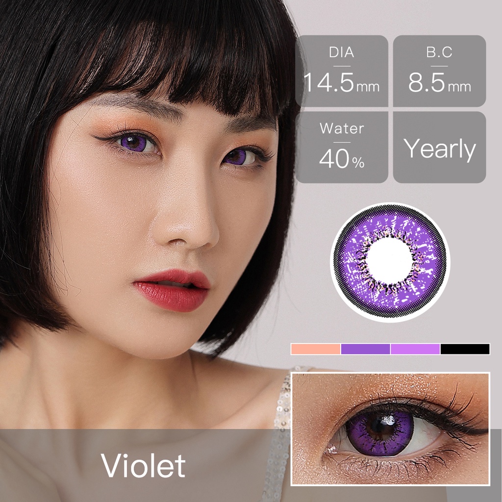 [COD] 2Pcs Softlens Cosplay Karakter Warna softlen lensa mata warna soft lens anime normal [READY STOCK INDO]