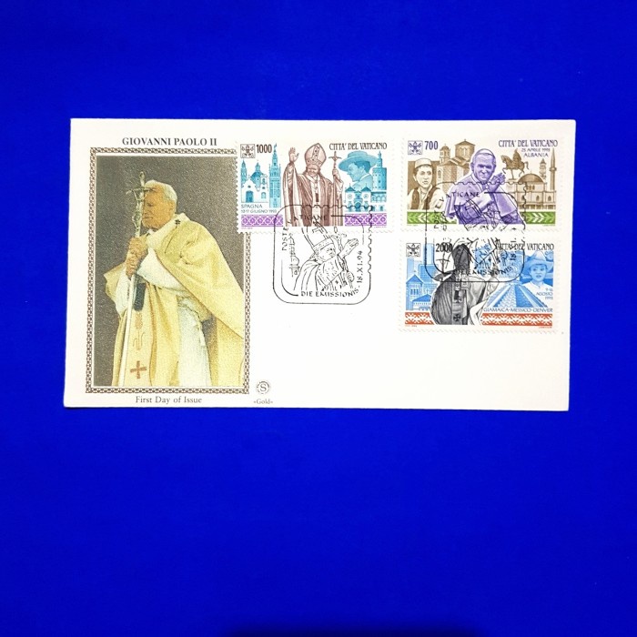 

Produk Prangko/Perangko Vatican. Fdc Giovanni Paola Ii Terlaris