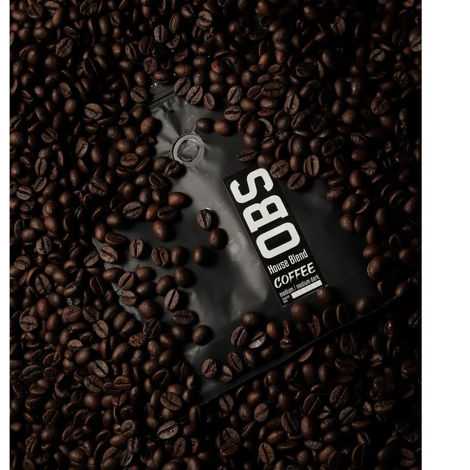 

ㅰ KOPI HOUSE BLEND 1 KG BIJI/BUBUK | ARABIKA ROBUSTA 1kg | OBS Coffee HouseBlend 1kg BARU 2678 ❅