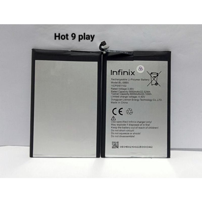 Baterai Battery Batre Infinix Hot 9 play