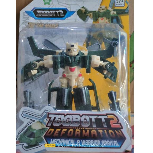 [KON.18Oc22υ] mainan HELIKOPTER bisa berubah menrobot / ST4 TOOBOTT 2 DEFORMATION HELICOPTER