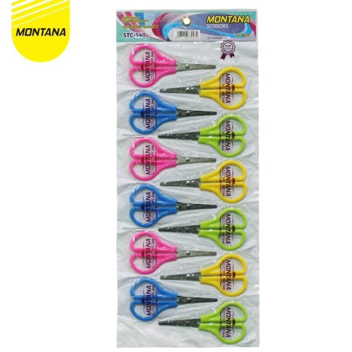 

Mantap Scissors / Gunting Montana Stc-540 Kecil Mini Plastik Renceng 12 Pcs Bergaransi