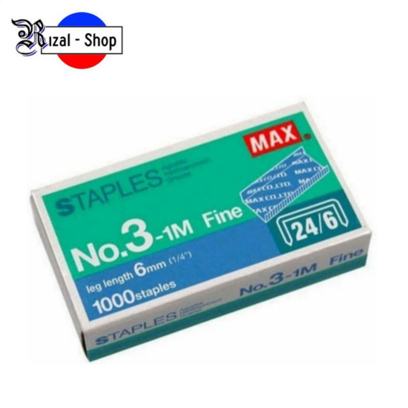 

Isi Staples Max No.3 - 1M 24/6