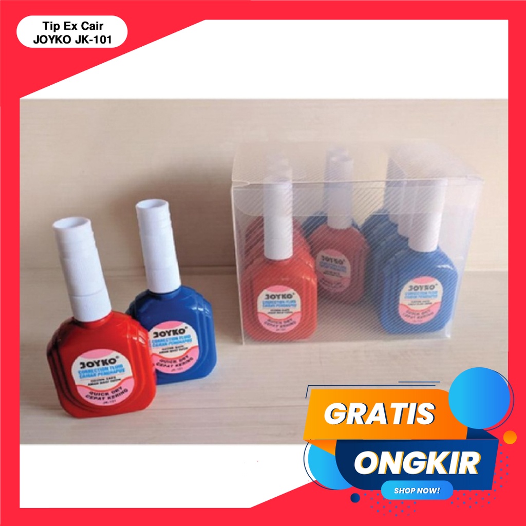 

Tip Ex Cair / Correction Pen Joyko (Jk-101)