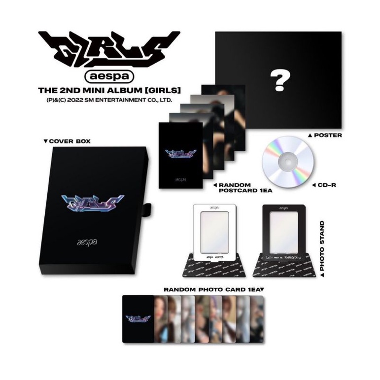 PELUNASAN DELUXE BOX AESPA ACRYLIC PC STAND